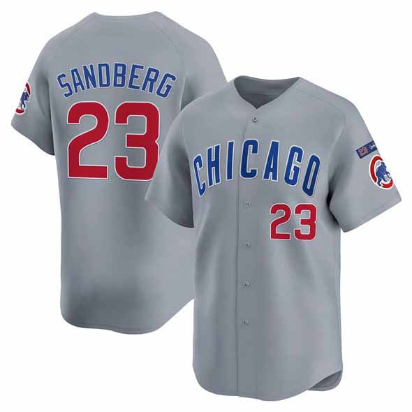 Chicago Cubs #23 Ryne Sandberg Gray 'Ryne Sandberg Tribute' Vapor Limited V3 Stitched Baseball Jersey