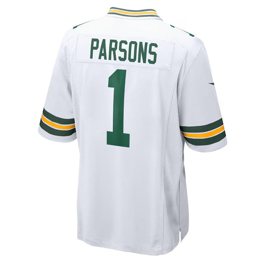 GB.Packers #1 Micah Parsons White Game Player American Football Jerseys