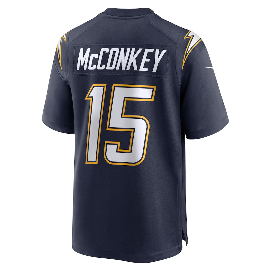 LA.Chargers #15 Ladd McConkey Navy Alternate Super Chargers Game Player American Football Jerseys