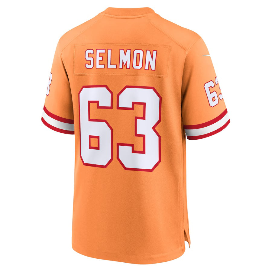 TB.Buccaneers #63 Lee Roy Selmon Creamsicle 50th Season Game American Football Jerseys