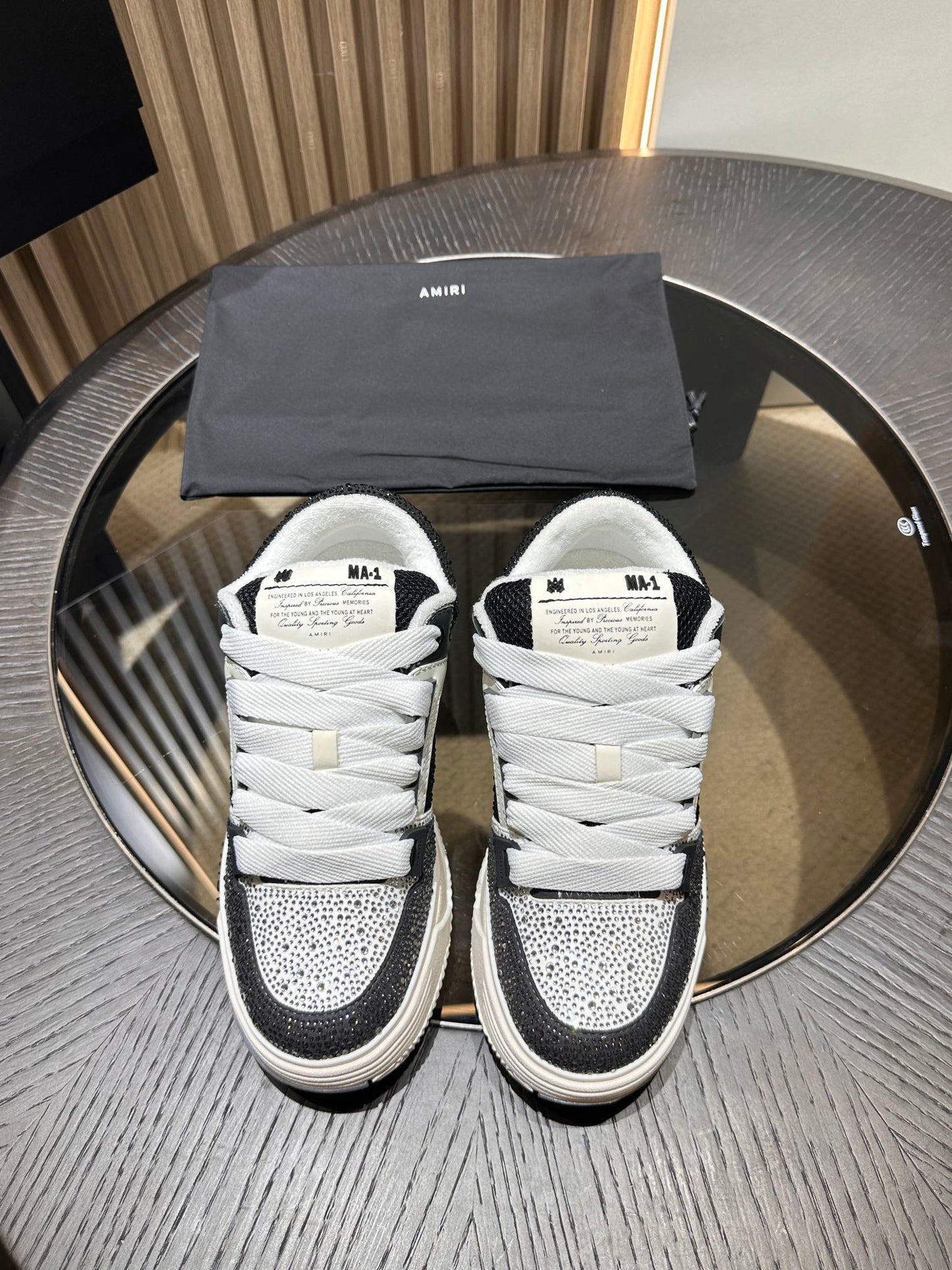 Men's Amiri Crystal Sneakers Shoes