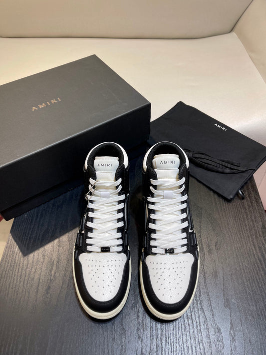 Amiri Leather High Top Sneakers Shoes