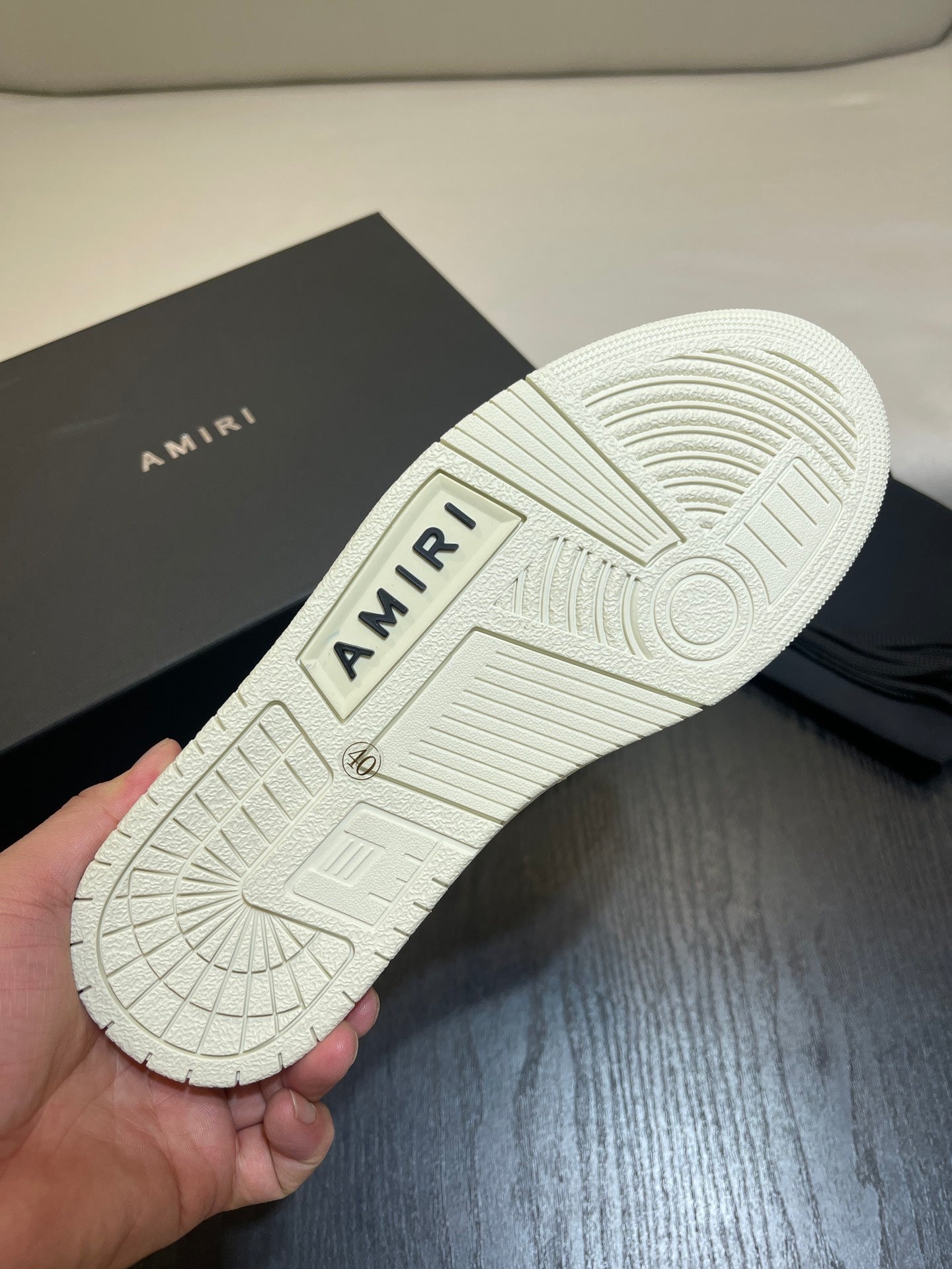 Amiri Leather Low-Top Fashion Sneakers - Casual Sports Shoes