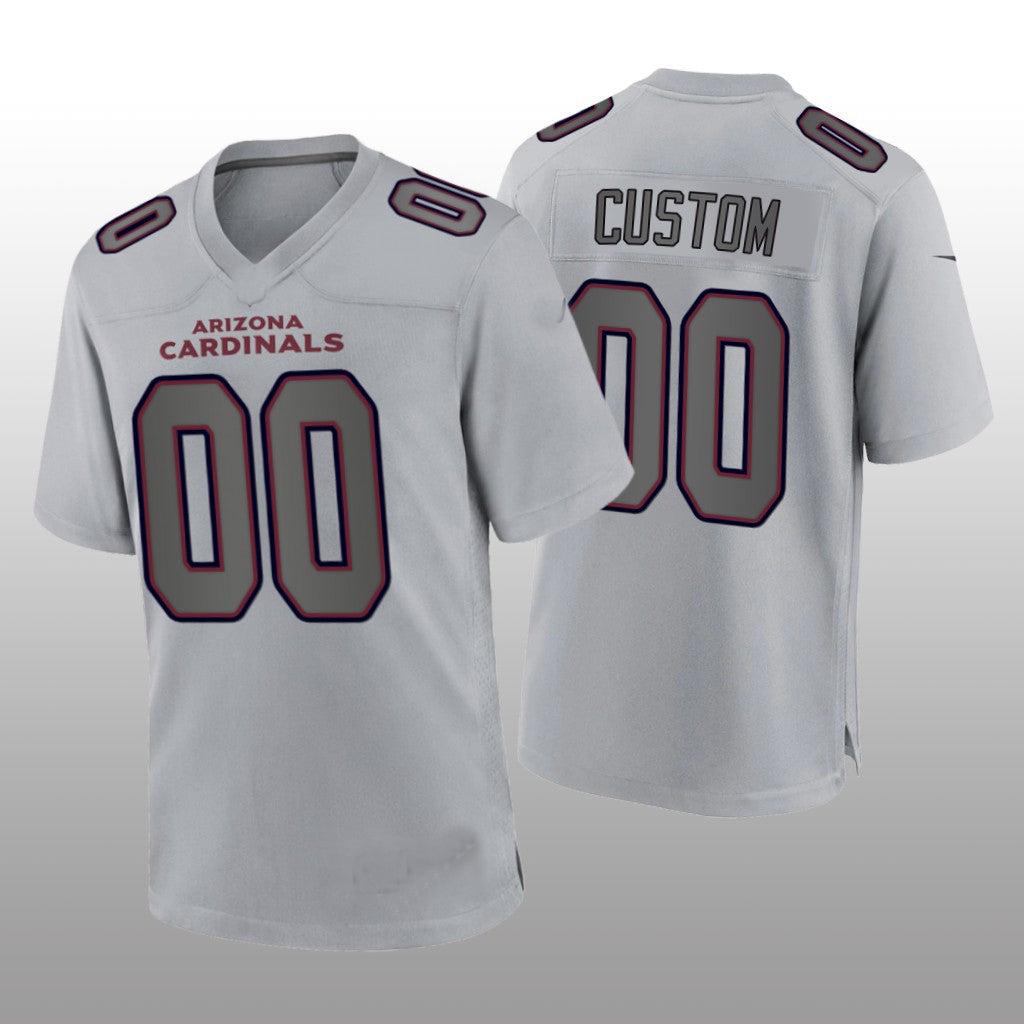 Sstockkk Custom A.Cardinals Gray Atmosphere Game Jersey  American Jerseys Football Jerseys