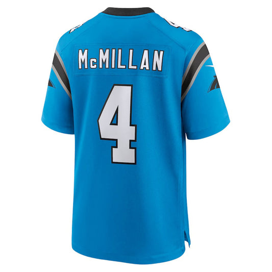 C.Panthers #4 Tetairoa McMillan Blue Alternate Game Stitched American Football Jerseys