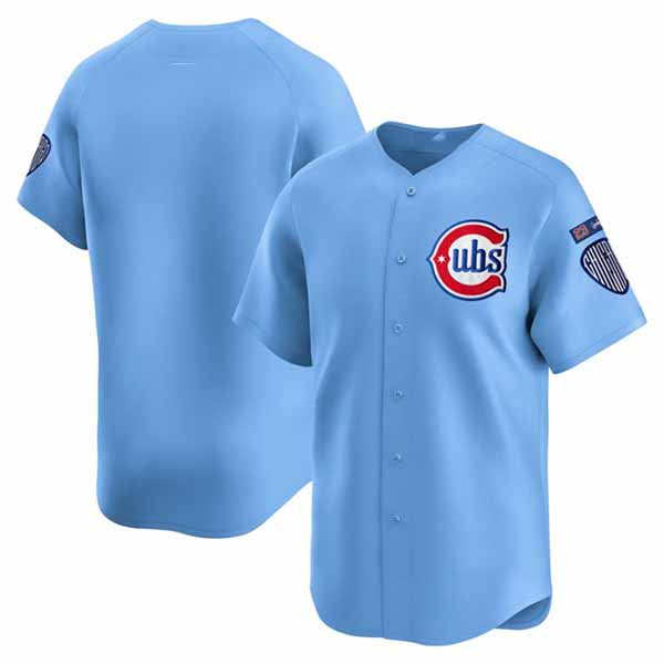 Chicago Cubs Blank Blue 'Ryne Sandberg Tribute' Vapor Limited V3 Stitched Baseball Jersey
