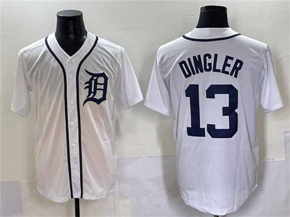 Detroit Tigers #13 Dillon Dingler Cool Base Stitched Baseball Jersey