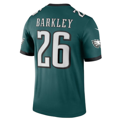P.Eagles #26 Saquon Barkley Midnight Green Legend Player Performance Top Stitched American Football Jerseys