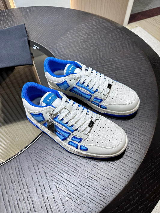 Amiri Leather Low-Top Fashion Sneakers - Casual Sports Shoes